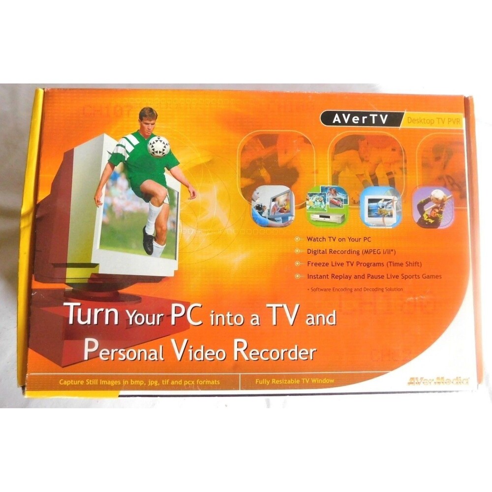 AVerTV Desktop TV PVR, Personal Video Recorder New in Opened Box